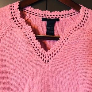 Pink Sweater from The Limited